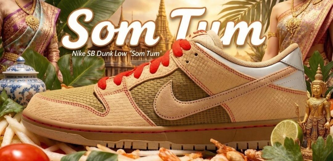 🌶️ Nike SB Dunk Low "Som Tum" 青木瓜沙拉|把泰式烟火穿在脚上